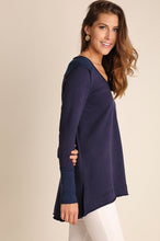 Hello There Sweater Top - Navy