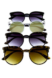 Miss Molly Sunglasses - Clear/Mirror