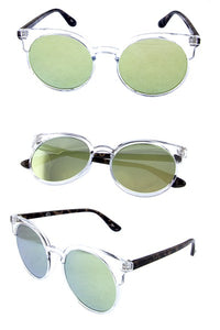 Miss Molly Sunglasses - Clear/Mirror