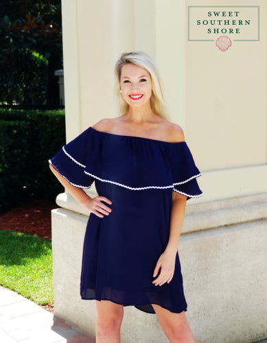 Madison Dress - Navy