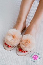 Slumber Party Champagne Slippers