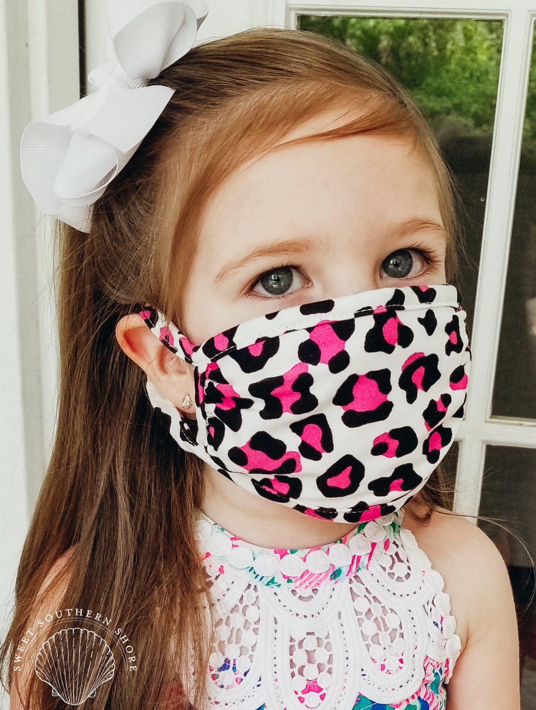 Pink Leopard Youth - Washable & Reusable