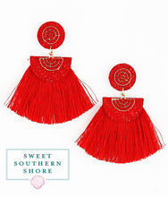 Never Overlooked Earrings -Red Hot