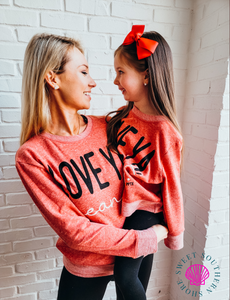 Love Ya Mean It French Terry Pullover - Adult & Youth