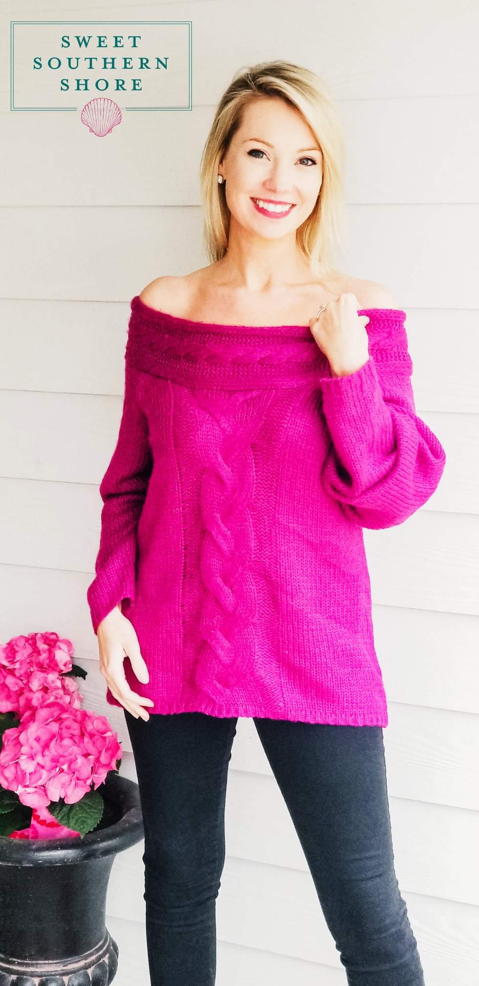 Falling In Love Sweater - Orchid