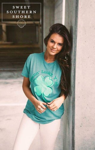 Feelin Lucky Ya'll - Unisex Tee