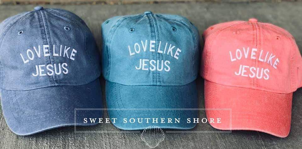 Love Like Jesus Embroidered Hats