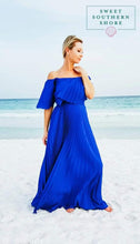 Sweet Southern Shore - Maxi Pleated Dress