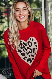 Wild About You Sweater - Red