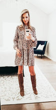 Lovely In Leopard Shift Dress