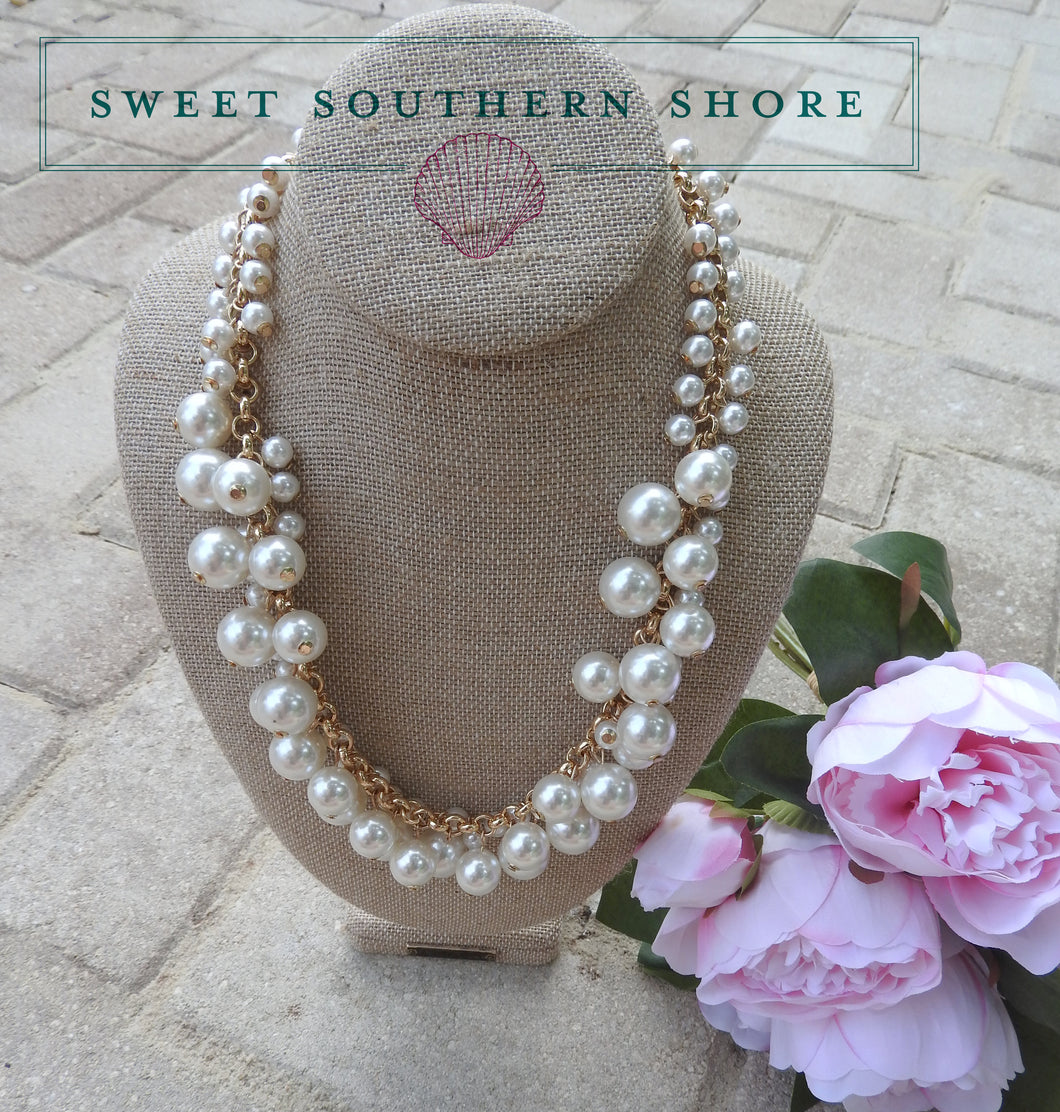 The Ava Pearl Necklace - Available in Gold & Silver