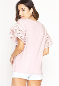 This Could Be Love Top - Misty Pink
