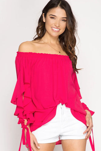 Island Love Top - Cherry Pink