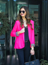 Posh Hot Pink Blazer