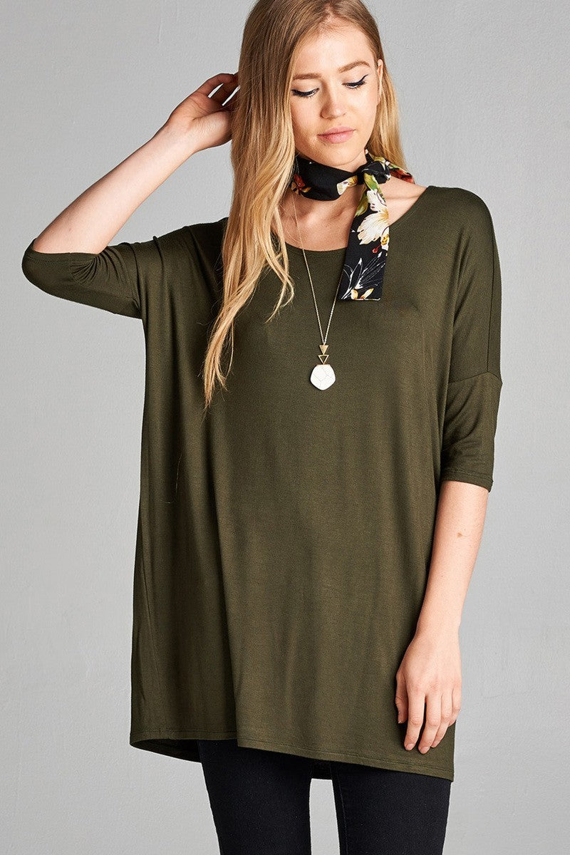 Pull Me Closer Top - Olive