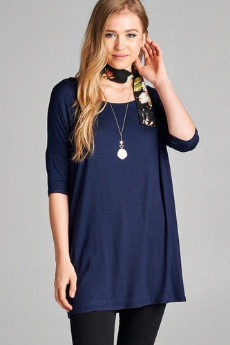 Pull Me Closer Top - Navy