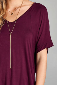 Ready- Set- Go! Top- Plum