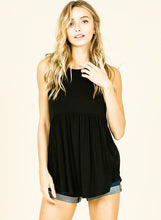 Knew My Heart All Along Babydoll Top - Black