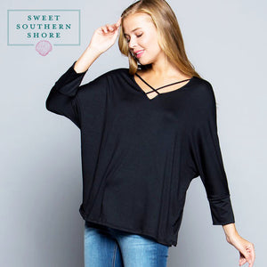 Get On The Move Top - Black