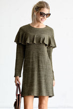 Go With The Flow Dress - Olive