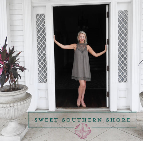 Speak Softly To Me Dress - Olive