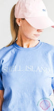 Shell Island Tee - Short Sleeve Washed Blue