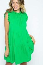 Kelly Green Ruffle Dress
