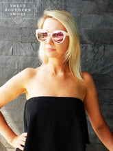 Miss Lynn Sunglasses - Light Pink/Mirror Pink Lens